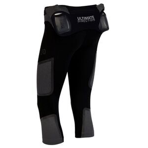 Ultimate Direction hydrolight 3/4 Black Hydration Running/ Cycling Pant Size XS